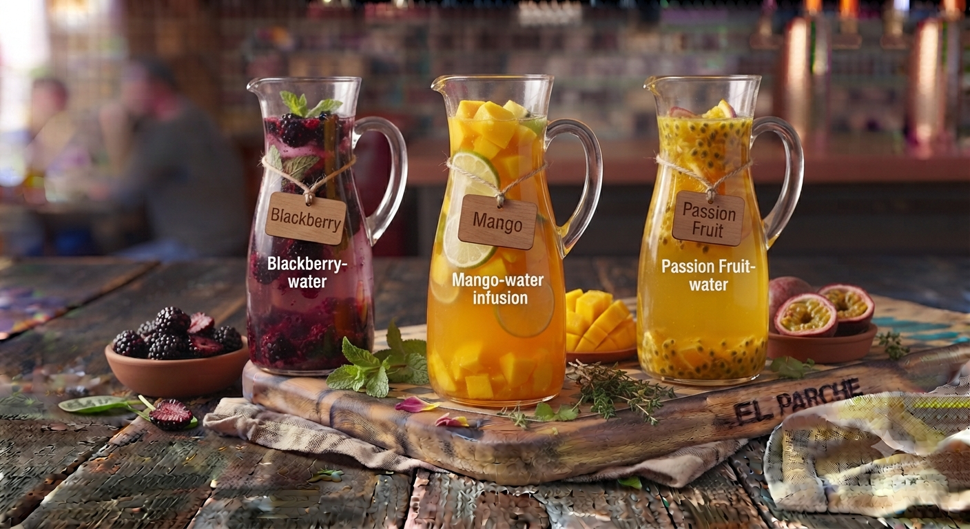 Juice in water illustration